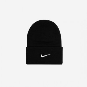 Черная шапка с манжетами x Stussy NRG Nike