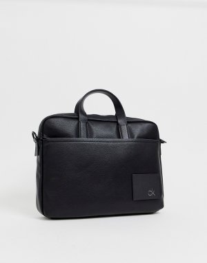 Черная сумка для ноутбука с логотипом CK Direct-Черный Calvin Klein
