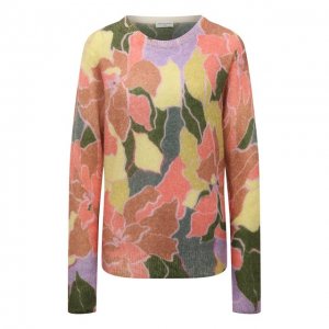 Шерстяной пуловер Dries Van Noten. Цвет: розовый