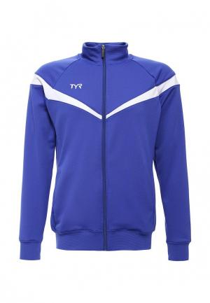 Олимпийка TYR MenS Freestyle Warm-Up Jacket. Цвет: синий