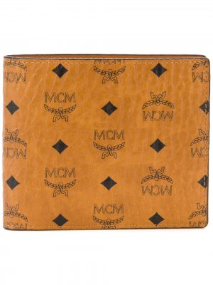 Бумажник Klassik с монограммой MCM. Цвет: коричневый