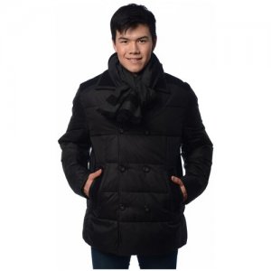 Зимняя куртка мужская CLASNA 080 размер 52, темно-серый. Цвет: серый