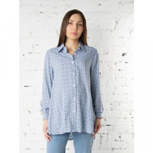 Рубашка , Фиона Light, размер 46-48, голубой Мамуля Красотуля. Цвет: голубой