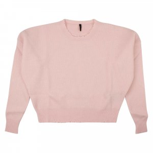 Шерстяной свитер свободного кроя Розовый Off-White