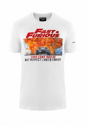 Футболка Finn Flare Форсаж Fast & Furious for. Цвет: белый