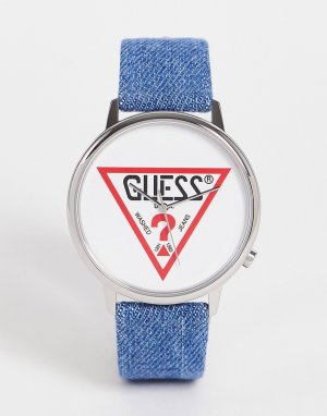 Часы с логотипом Hollywood-Голубой Guess