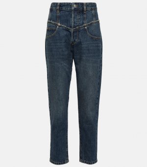 Прямые джинсы с высокой посадкой , синий Isabel Marant