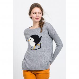 Пуловер с круглым вырезом PINGU COMPANIA FANTASTICA. Цвет: серый