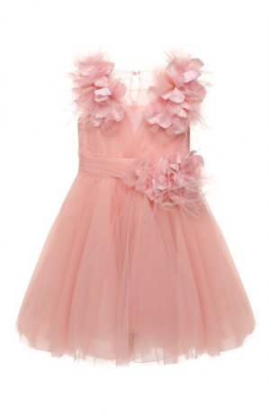 Платье Marchesa Kids Couture. Цвет: розовый