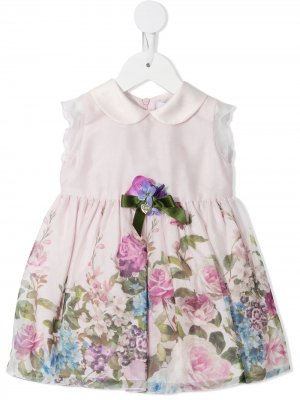 Платье с цветочным принтом Lesy. Цвет: розовый