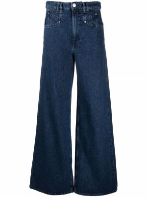 Широкие джинсы с завышенной талией Isabel Marant. Цвет: синий