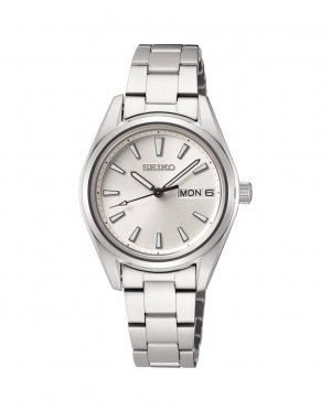 Женские часы Neo classic SUR349P1 со стальным и серебряным ремешком , серебро Seiko
