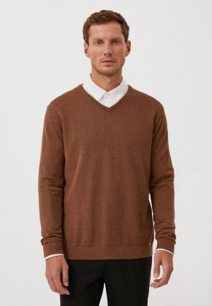 Пуловер Finn Flare. Цвет: коричневый