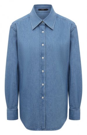 Джинсовая рубашка Windsor. Цвет: голубой