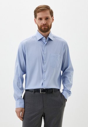 Рубашка Eterna Modern-fit. Цвет: голубой