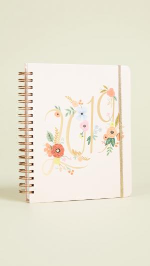 2019 Bouquet Spiral 17 Month Planner Rifle Paper Co
