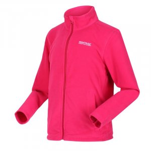Детская флисовая походная куртка с молнией во всю длину King II - Розовый REGATTA, цвет rosa Regatta