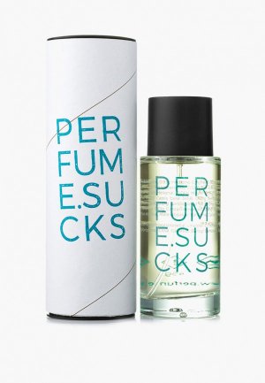 Парфюмерная вода Perfume.Sucks - древесный зеленый озоновый аромат, BLUE 3135C, 52 мл. Цвет: прозрачный