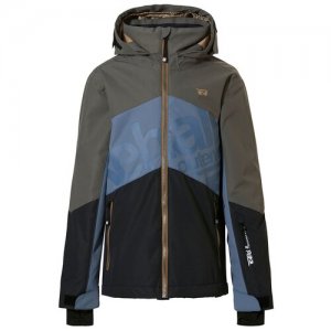 Куртка сноубордическая детская Reed-R-Jr. Blue Mirage (см:152) Rehall. Цвет: черный/зеленый/синий