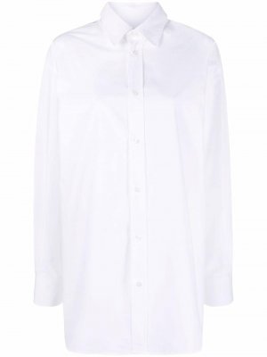 Удлиненная рубашка на пуговицах Filippa K. Цвет: белый