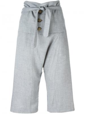 Укороченные брюки Vivienne Westwood Anglomania. Цвет: серый