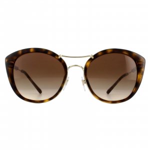 Темные гаванно-коричневые солнцезащитные очки «кошачий глаз» с градиентом , коричневый Burberry