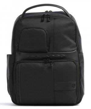 Шерстяной рюкзак для ноутбука 15″, полиэстер , черный Piquadro