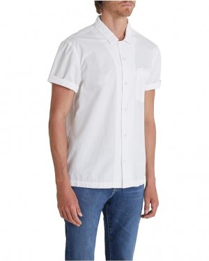 Рубашка Foster Short Sleeve Shirt, слоновая кость AG Jeans