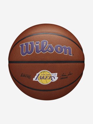 Мяч баскетбольный NBA Team Alliance Ny Knicks, Коричневый Wilson. Цвет: коричневый