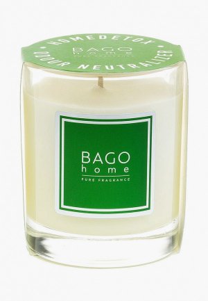 Свеча ароматическая Bago Home Кисло-сладкий детокс 132 г. Цвет: зеленый