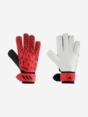 Перчатки вратарские Predator, Красный adidas. Цвет: красный