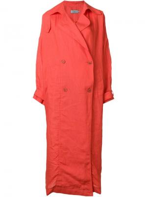 Пальто Austen Preen By Thornton Bregazzi. Цвет: красный