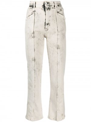 Прямые джинсы с декоративной строчкой Stella McCartney. Цвет: серый