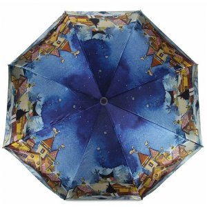 Зонт, голубой PLANET. Цвет: голубой