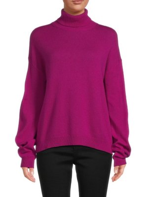 Кашемировый свитер Ellie Mockneck , цвет Magenta Pink Velvet