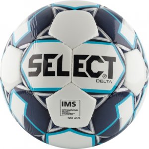 Мяч футбольный Delta Select. Цвет: белый