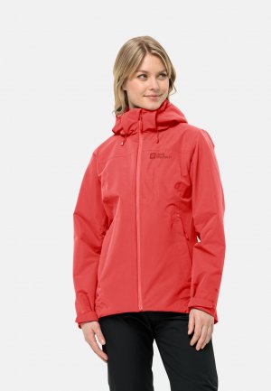 Дождевик/водоотталкивающая куртка FERNBLICK , цвет vibrant red Jack Wolfskin