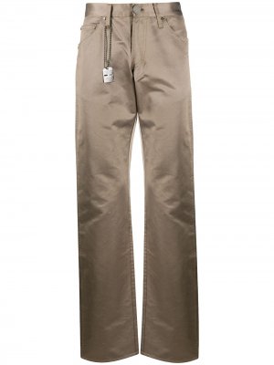 Прямые брюки 2000-х годов Gianfranco Ferré Pre-Owned. Цвет: бежевый