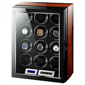 Заводная шкатулка для часов MQ-9205 M&Q. Цвет: черный/коричневый