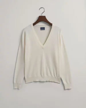 Женский пуловер, белый Gant. Цвет: белый