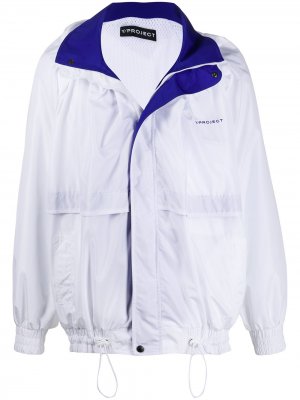 Спортивная куртка оверсайз Y/Project. Цвет: белый