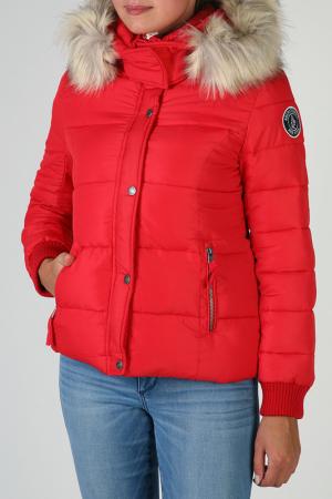 Куртка Abercrombie & Fitch. Цвет: красный