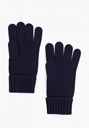 Перчатки Lacoste. Цвет: синий