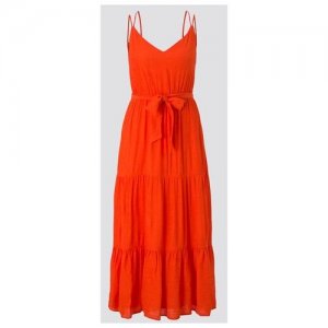 Платье 1018190/22370 женское, цвет оранжевый, размер 40 TOM TAILOR. Цвет: оранжевый
