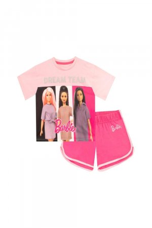Короткая пижама , розовый Barbie