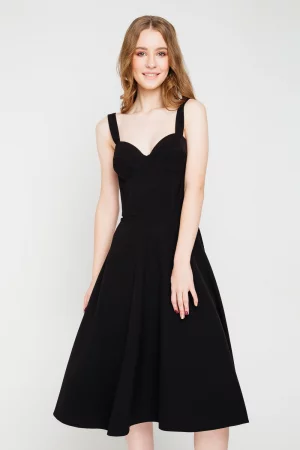 Платье женское ПЛ155 черное 44 RU Fors. Цвет: черный