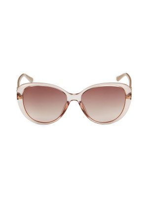 Овальные солнцезащитные очки 57MM , розовый Jimmy Choo