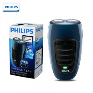 Электробритва PQ190 Портативная бритва с двойной головкой и перезаряжаемым импортным лезвием для мужских путешествий Philips