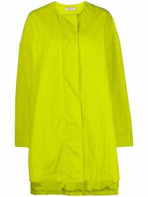 Пальто оверсайз с поясом Nina Ricci. Цвет: желтый