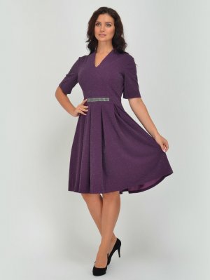 Платье VISERDI. Цвет: фиолетовый